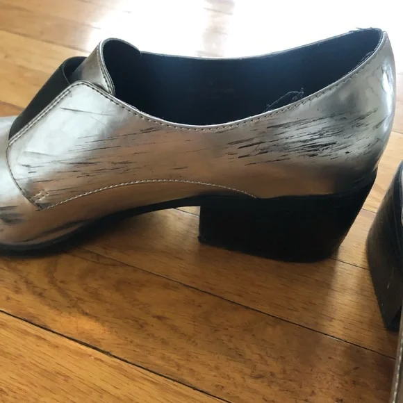 ASOS chrome heels - Picture 4 of 5